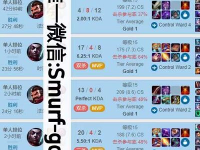 欧服LOL黄金陪练全胜