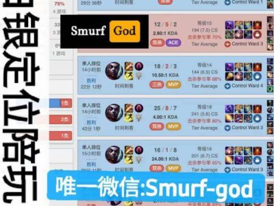 s12lol美服lol白银定位赛陪玩