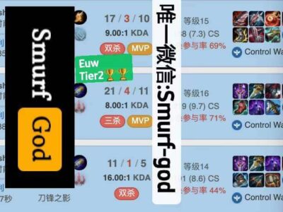 欧服LOL EUW TIER2CLASH夺冠