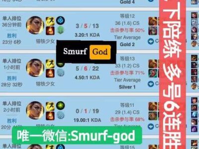 lol美服lol sup陪玩黄金分段6连胜